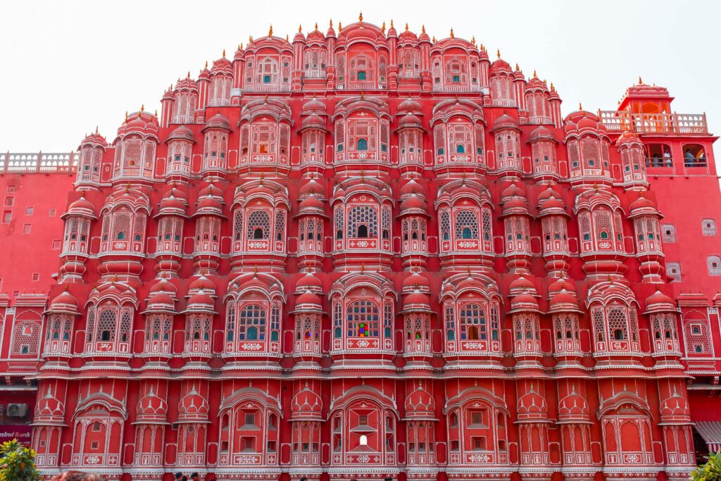 pexels-photo-3581369-3581369 Explore the intricate facade of Hawa Mahal in Jaipur, showcasing its stunning pink architecture and cultural significance.